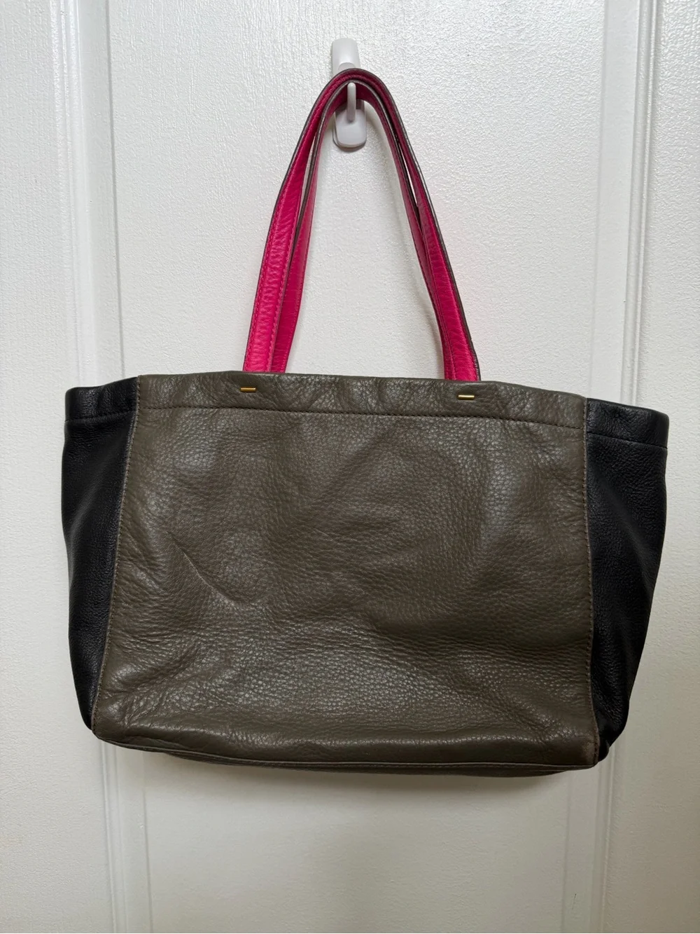 Marc Jacobs What the T min tote color block leather